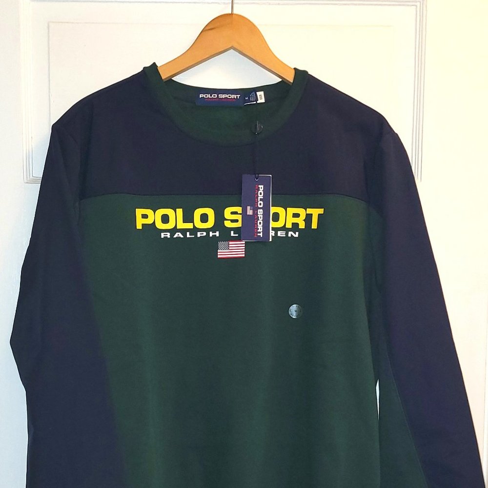 POLO Sport Crew Neck Sweatshirt Size M BNWT $148